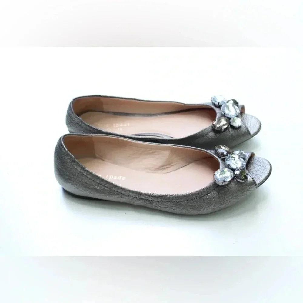 Kate Spade jeweled flats